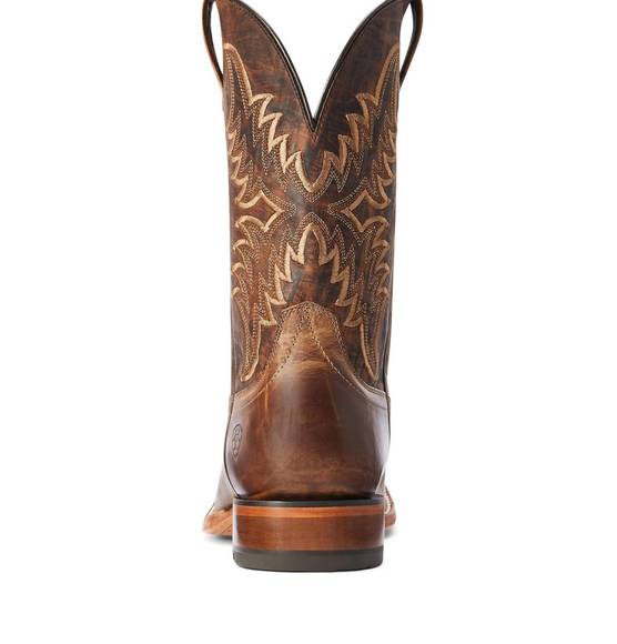 NEW ARIAT men's point ryder western boot - wide in dry creek tan - Picture 3 of 4